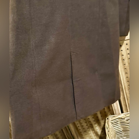 Candace Cameron Bure Chocolate Brown Button Front Winter Coat Womens SP - Picture 6 of 6